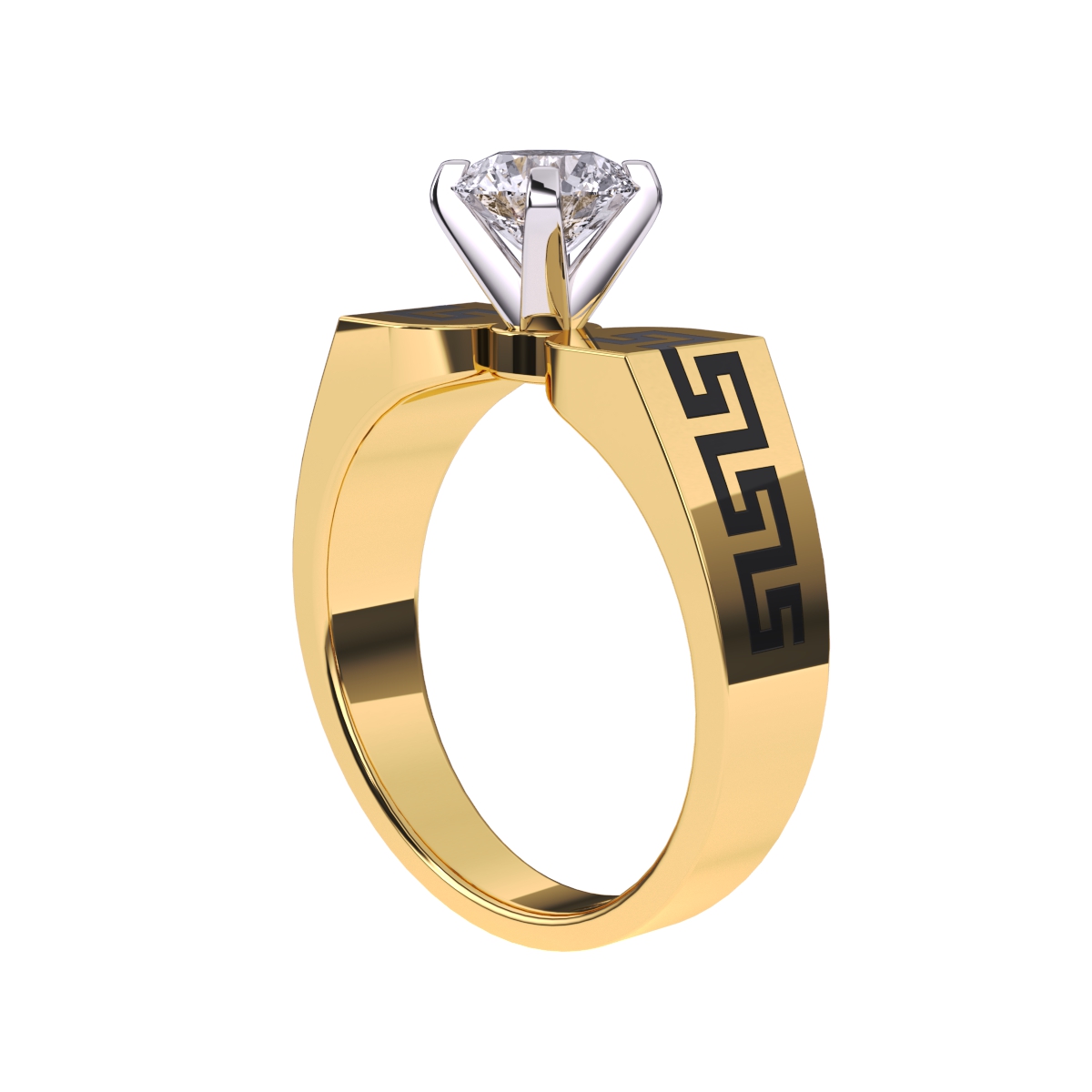 Gorgeous Solitaire Diamond Ring For Men